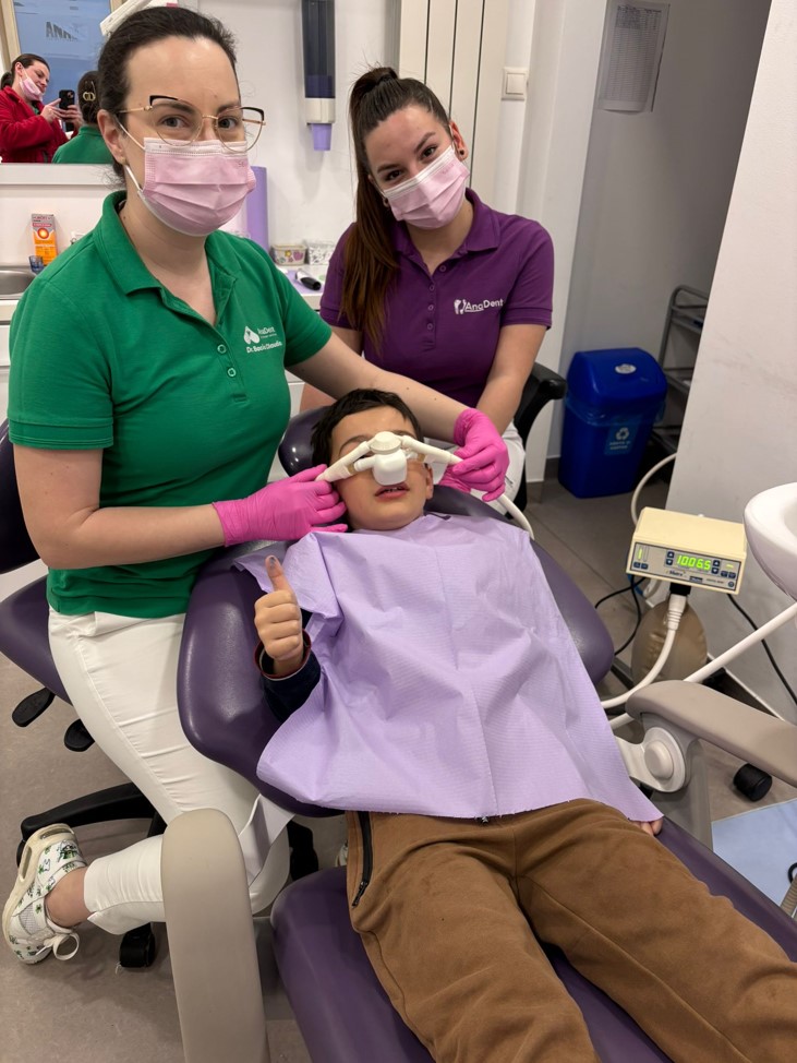 Inhalosedare in clinica stomatologica cluj AnaDent KIDS